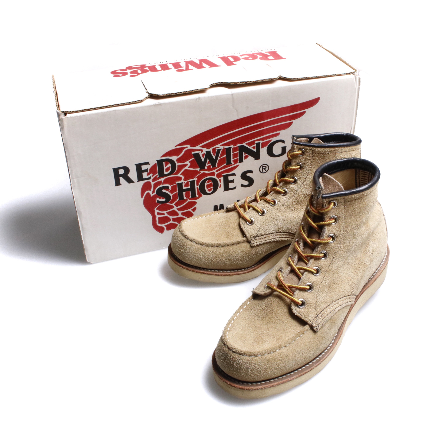 00s Red Wing アイリッシュセッターブーツ スウェード 羽根タグ 5E