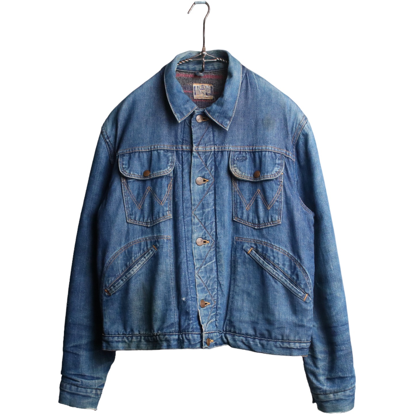 wrangler ラングラー ジャケット mjz 50s 60s ツイル デニムタグ表記 