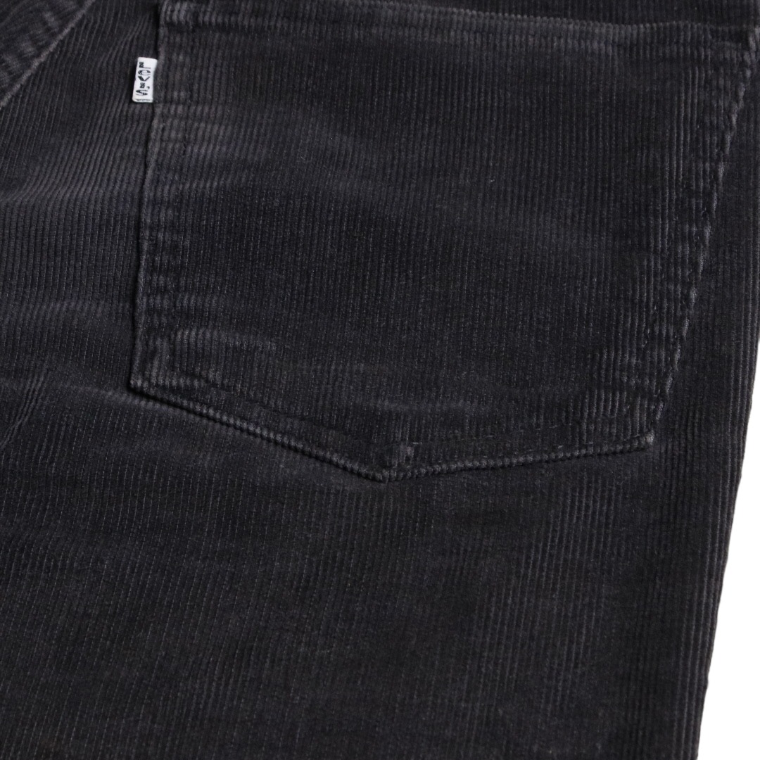 80s Levis リーバイス 519 コーデュロイパンツ 黒 ブラック 1558