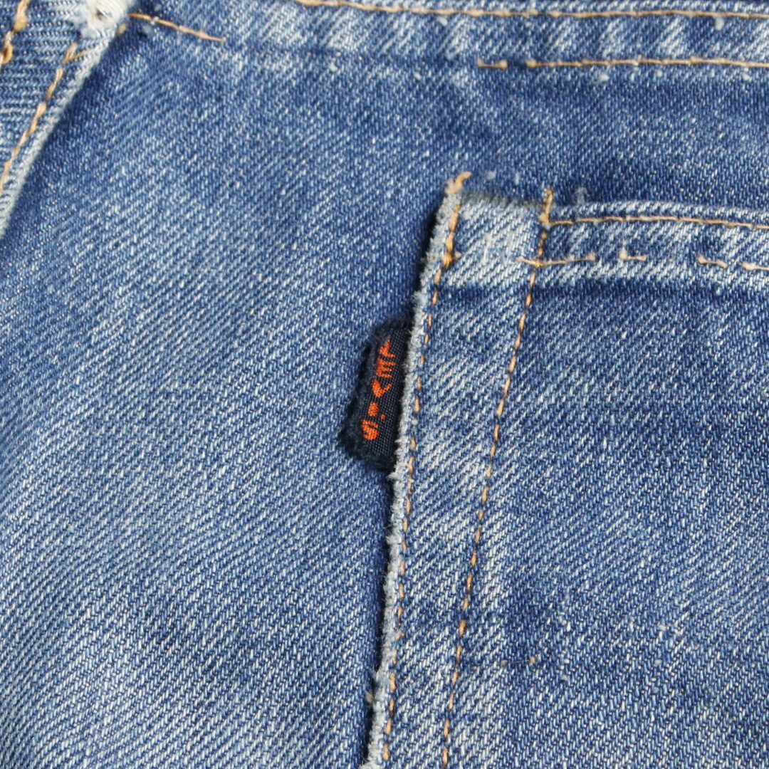 60s Levis リーバイス 607 BigE デニムジーンズ ブーツカット フレア Vステッチ 黒タブ W33 L27.5