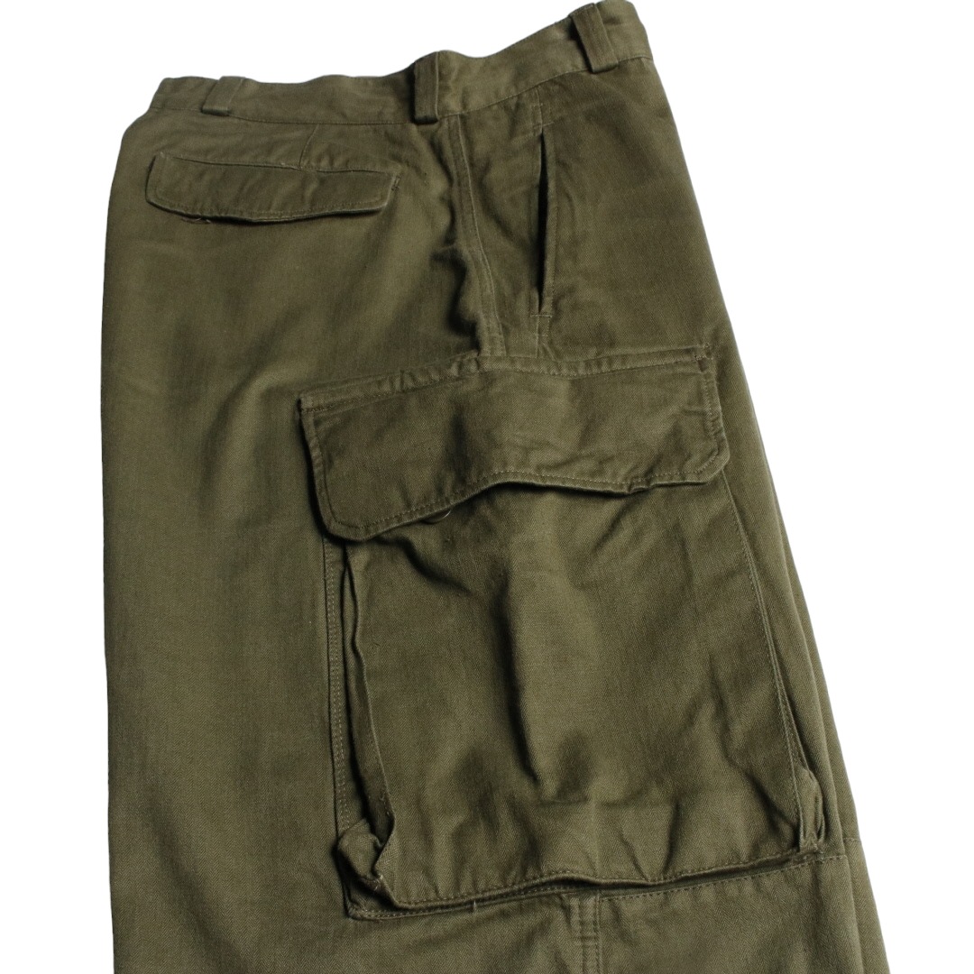 60s French Army フランス軍 M-47 カーゴパンツ 後期 ヘリンボーン 11 