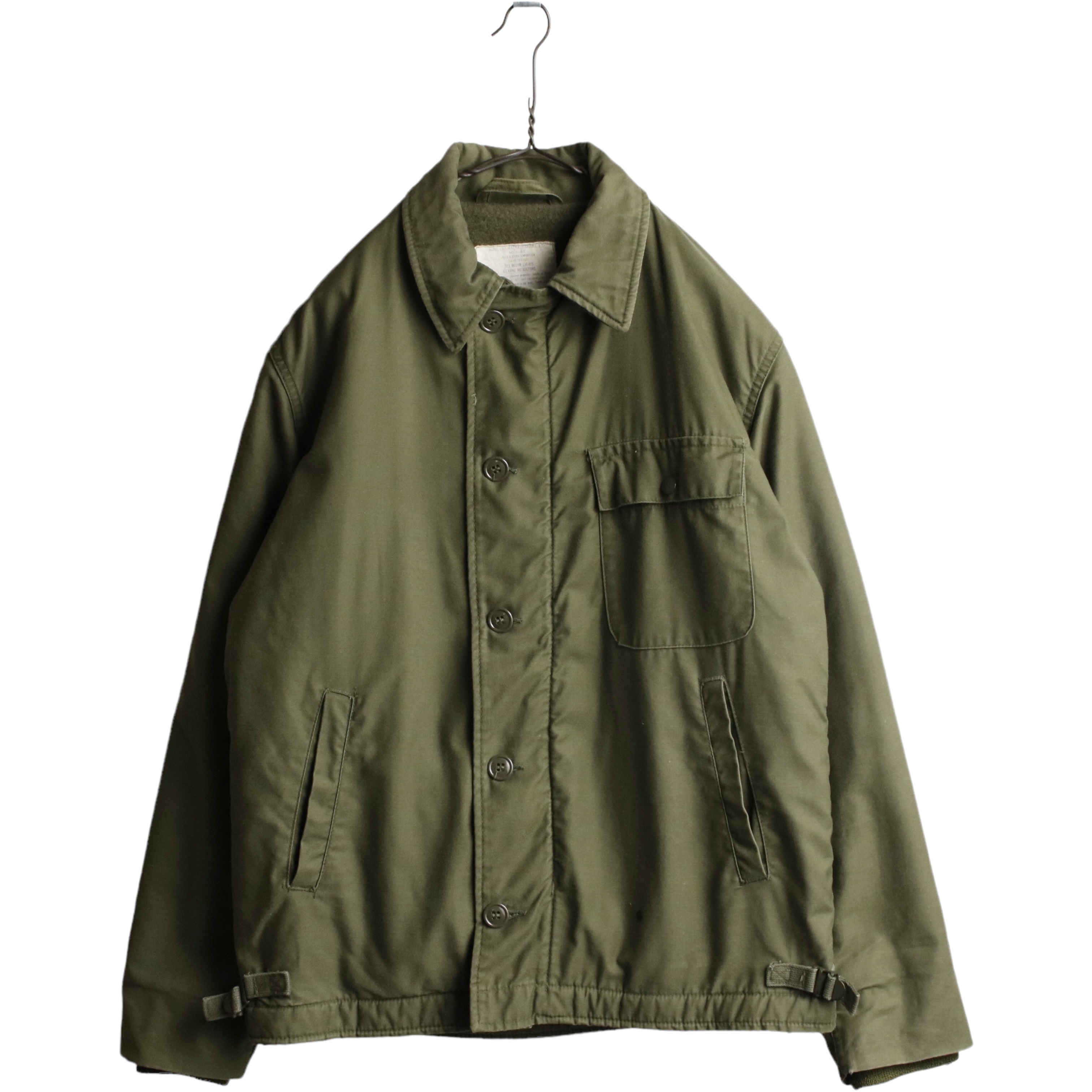 60s 70s A2 デッキジャケット US NAVY ビンテージ ミリタリー-