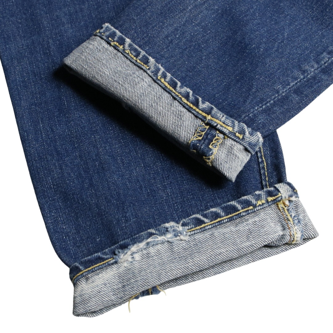 60s Levis リーバイス 605 BigE デニム ジーンズ 351N 黒タブ ボタン裏刻印6 W30L30