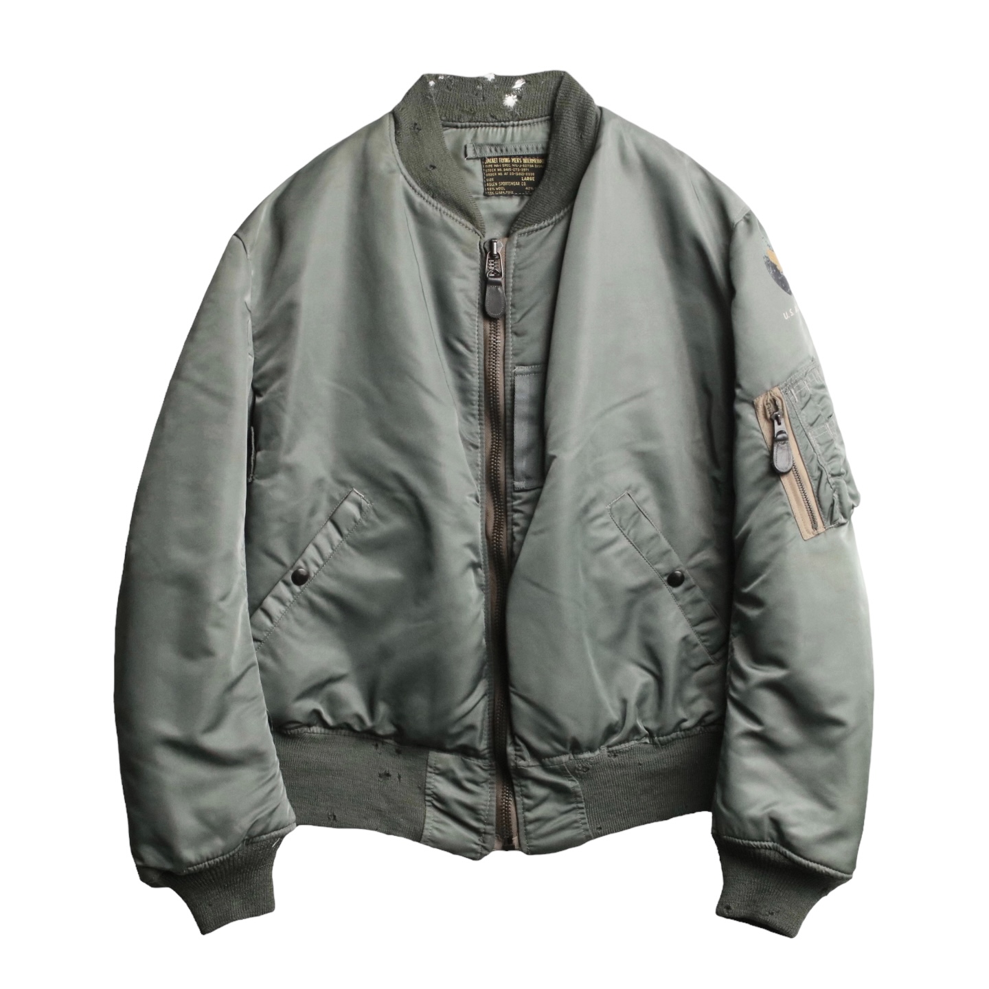 50s USAF MA-1 フライトジャケット MIL-J-8279A ROLEN SPORTS WEAR社製