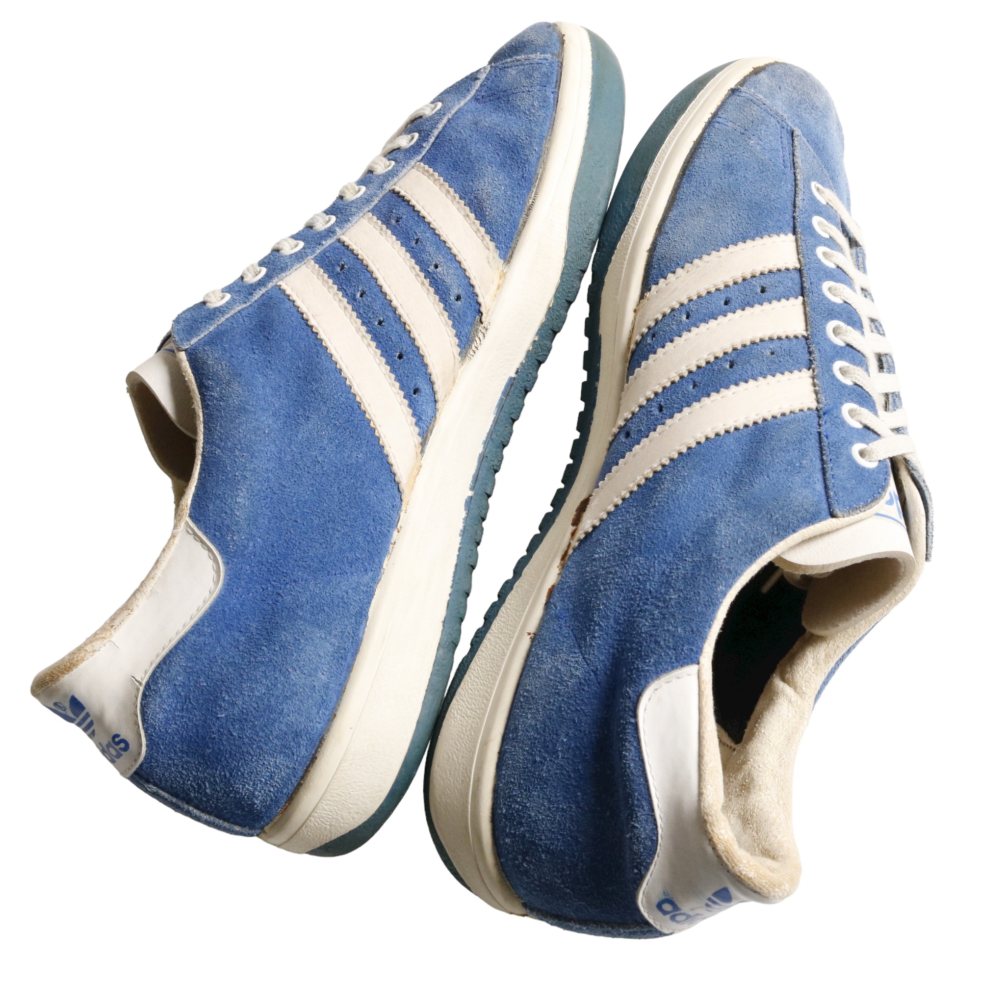 70s ヴィンテージ adidas アディダス Jabber Suede ジャバースウェード フランス製 オリジナル カリーム・アヴドゥル・ジャバー  青 ブルー 11