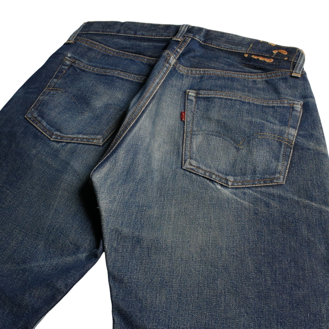 50s Levis リーバイス 501XX デニムジーンズ 両面タブ ギャラ入り 鬼