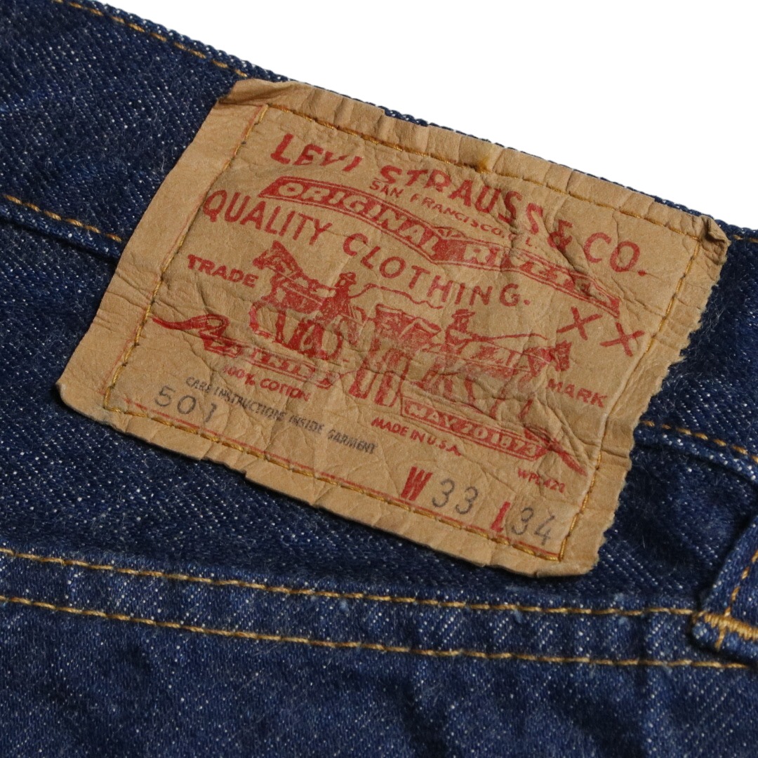 70s Levis 501 BigE ビッグE 66前期 デニムジーンズ 濃紺 W31.5L31