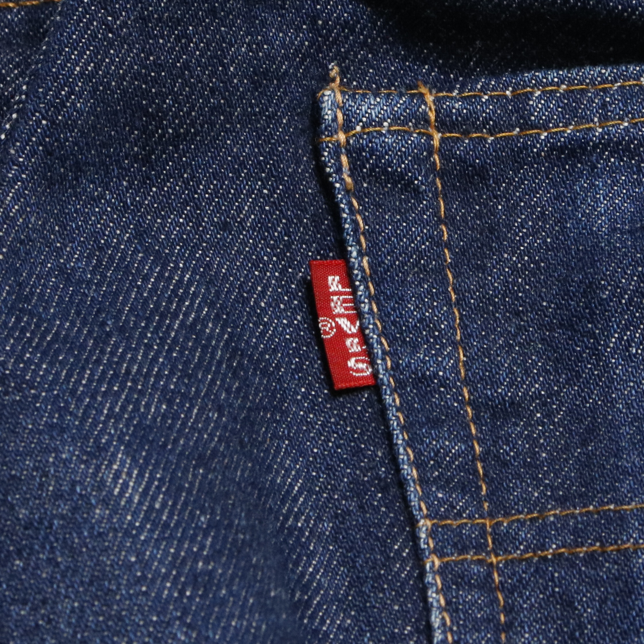 70s ヴィンテージ Levis リーバイス 501 BigE ビッグE デニム ジーンズ ワンウォッシュ 濃紺 インディゴ ボタン裏刻印2  W30L28.5