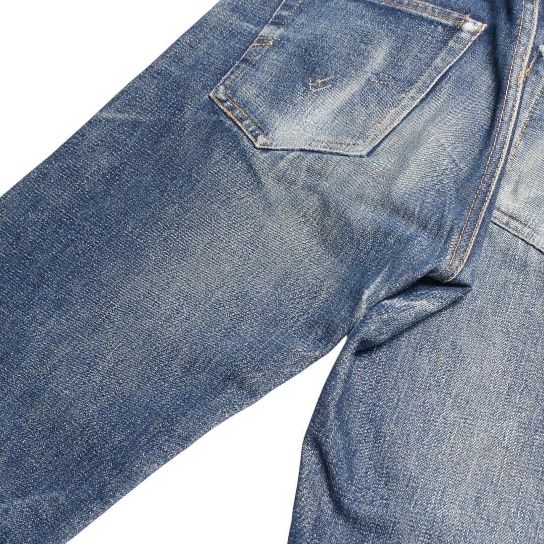 50s Levis リーバイス 501XX デニムジーンズ 革パッチ 両面タブ 鬼ヒゲ