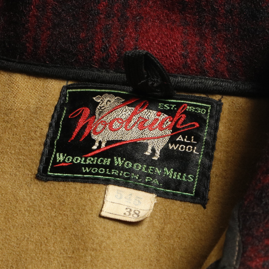 40s Woolrich ウールリッチ ハンティングジャケット マッキーノ