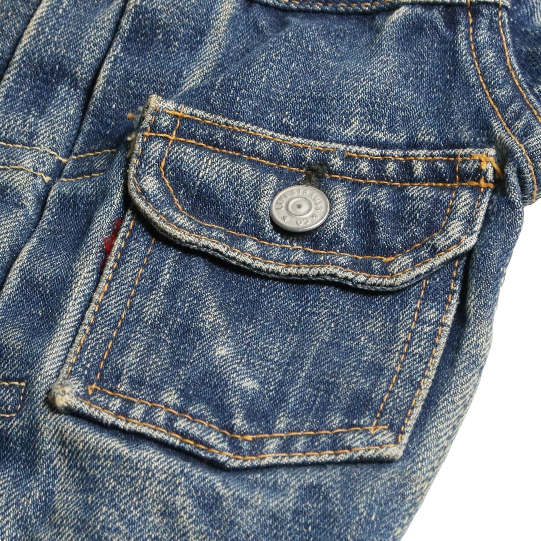 50s Levis リーバイス 507BXX デニムジャケット 2nd セカンド キッズ 小ボタン ハチノス ボタン裏刻印17