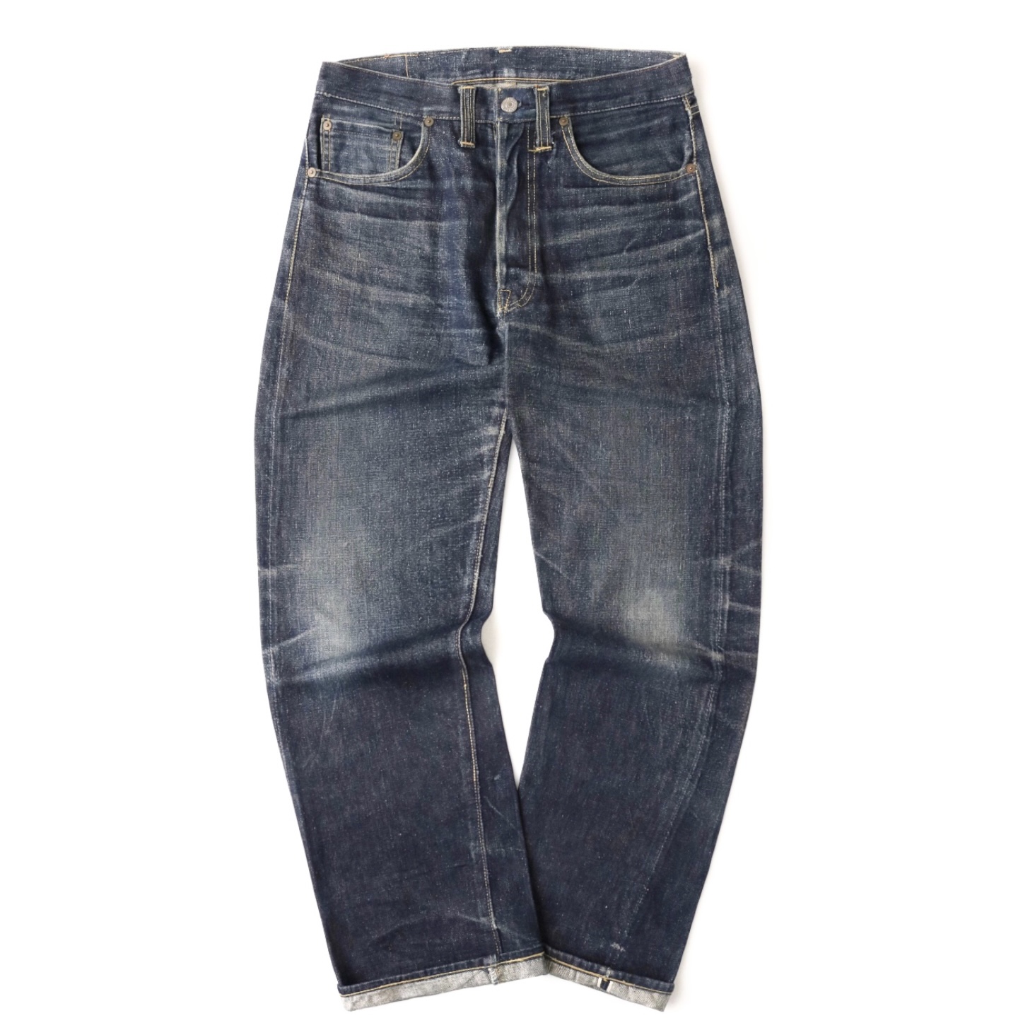 40s Levis リーバイス 501XX 46モデル デニムジーンズ 片面タブ レザー